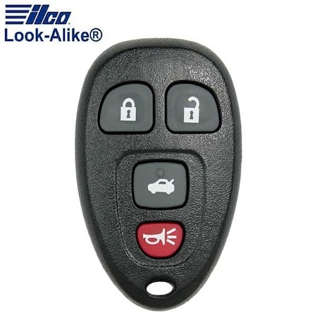 Ilco LAL RKE-GM-4B2 GENERAL MOTORS 4 BUTTON REMOTE KEYLESS ENTRY ILCO-AX00010490